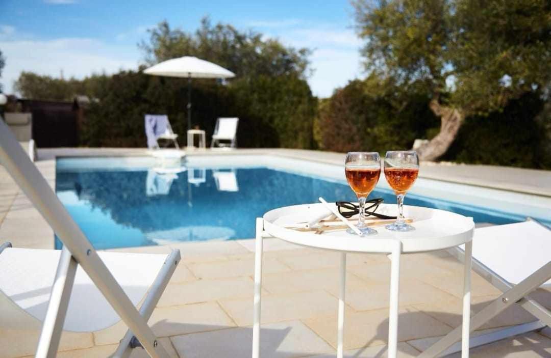 Villa Trulli Azzalema With Exclusive Pool Bríndisi Exterior foto